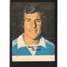 Signed portrait of Joe Royle the Manchester City footballer.